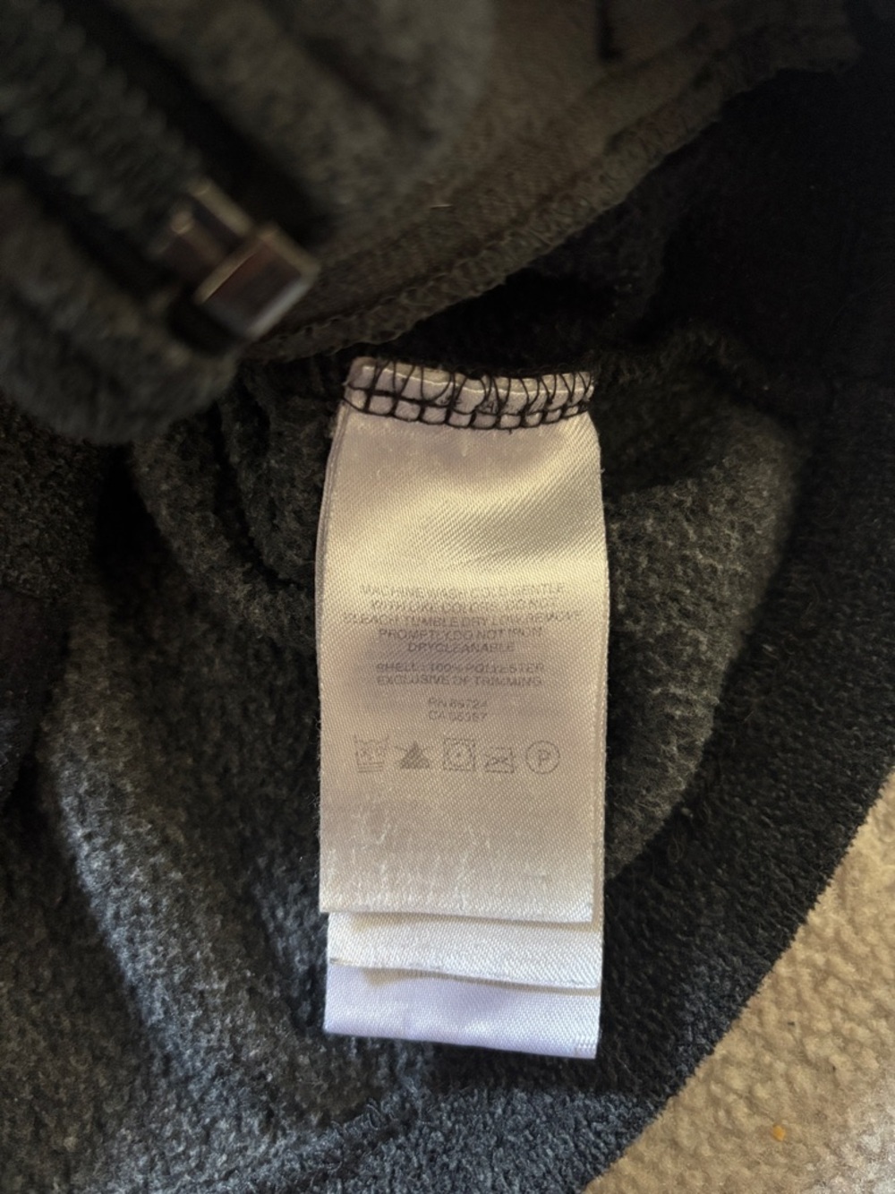 Columbia Kids Charcoal Gray Full-Zip Fleece Jacket - Picture 3 of 5